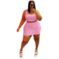 Plus Size Women's Clothes Fashion Sports Set Casual Two-piece Suit