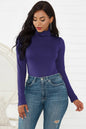 Sexy Women Clothing 12-Color Long Sleeve Turtleneck Slim Fit Solid Color Tight Bodysuit Winter Plus size
