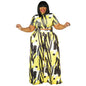 Sexy European And American Women's Clothing Plus-size Two-piece Set See size chart under “more details”
