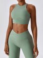 Moderate Support Racerback Tank with Cutout Detail