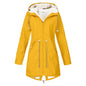Sports Waterproof Jacket Plus Size Cotton-padded Clothes Fleece-lined