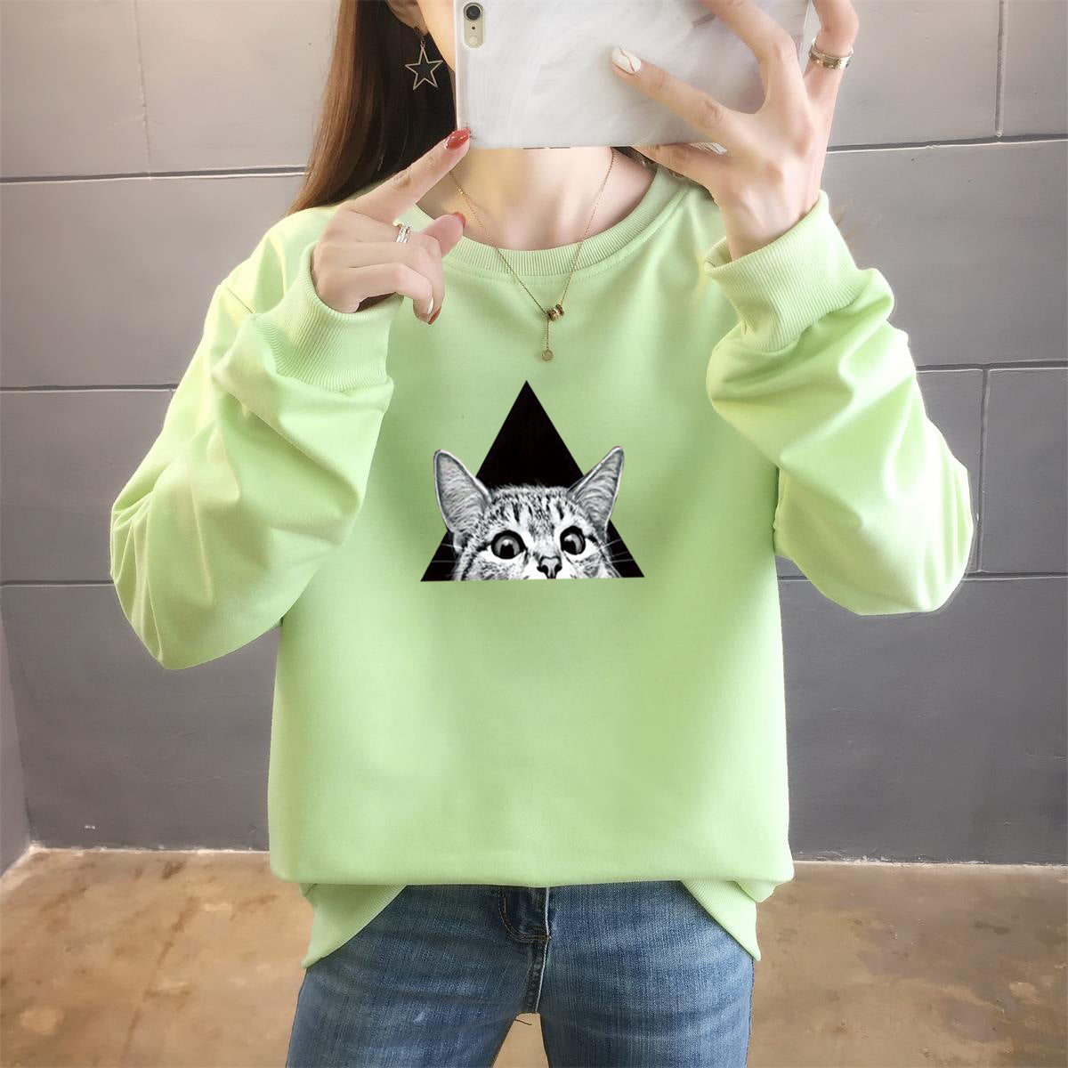 Cartoon Round Neck Top Trendy Plus Size Women's Clothing See size chart under “more details”