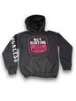 Not Flirting Just Autistic | Funny Men's and Women's Black Graphic Hoodie