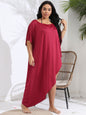 Women Vacation Beach Blouse plus Size Women Clothes off Shoulder Bikini Irregular Asymmetric Dress