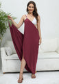 Women Shawl plus Size Women Clothes One Piece Irregular Asymmetric Beach Dress Multiple Wear Strap Dress