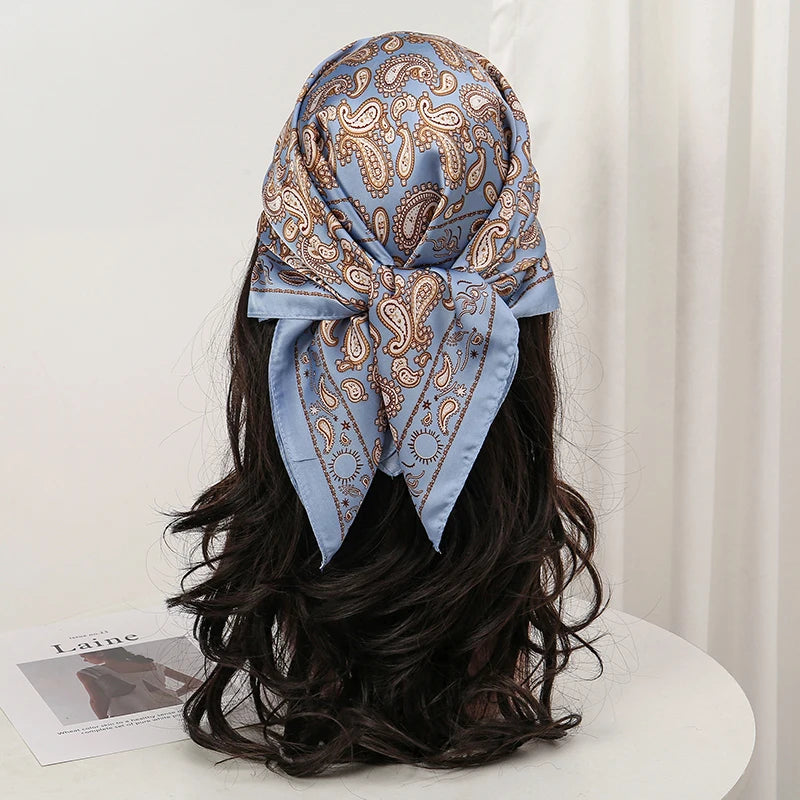 Bohemian Style Floral Print Women’s Scarf Scarves Bandana Hijab