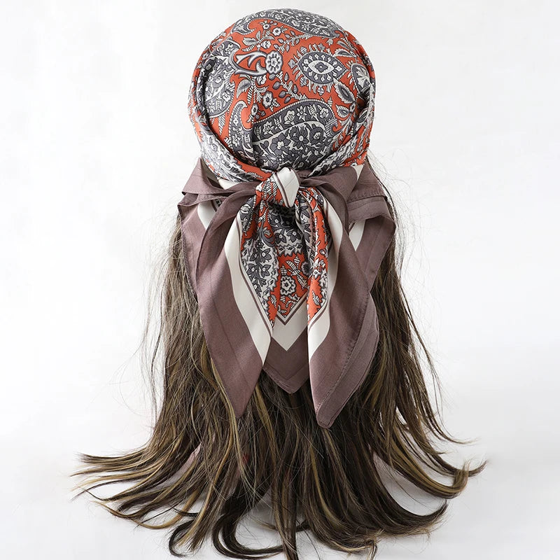 Bohemian Style Floral Print Women’s Scarf Scarves Bandana Hijab