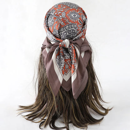 Bohemian Style Floral Print Women’s Scarf Scarves Bandana Hijab