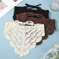Crochet Bandana Country Style Flower Hair Scarf Knitted Hair Accessories