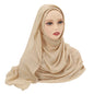 Muslim Modal Hijab Rayon Cotton Shawls Plain Scarf  Turban Headband 190*85cm