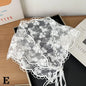 Flower Lace Triangle Hair Scarf Women Girls Hair Scarf Headband