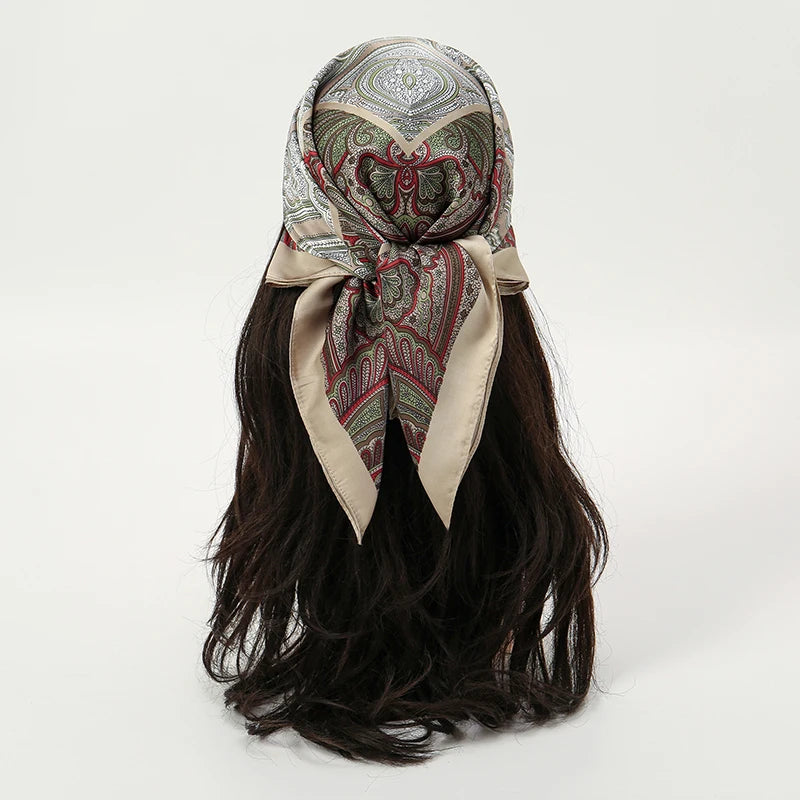 Bohemian Style Floral Print Women’s Scarf Scarves Bandana Hijab