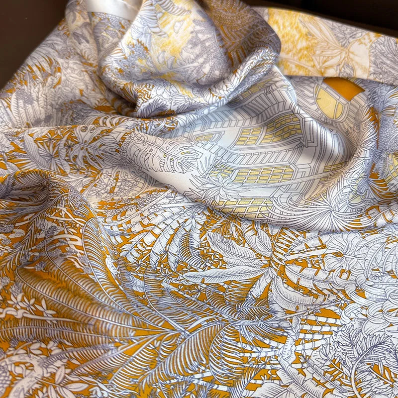 Bohemian Style Floral Print Women’s Scarf Scarves Bandana Hijab