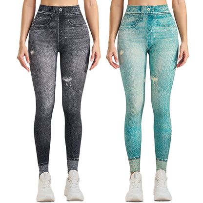 2 Pack Women's High Waisted Sexy Butt Lifting Seamless