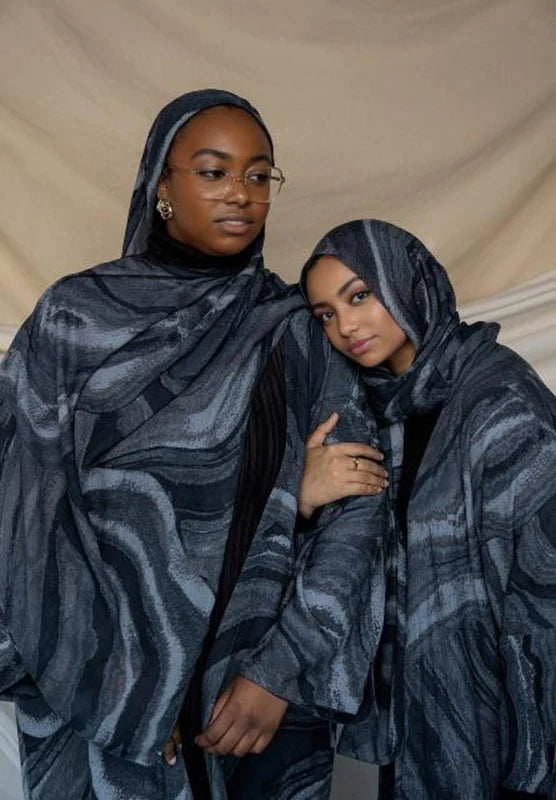 1Pcs Ramadan Hijab Leopard Print Women Watercolor Soft Muslim Hijabs Breathable Shawl Wrap Headscarf Warm