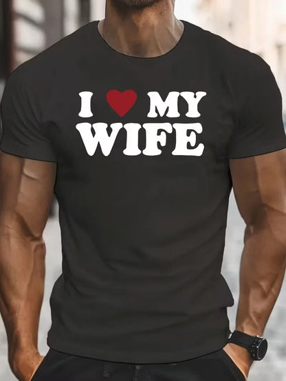 Summer men's printed short-sleeved T-shirt, suitable for  Easter, as  a holiday gift, for travel