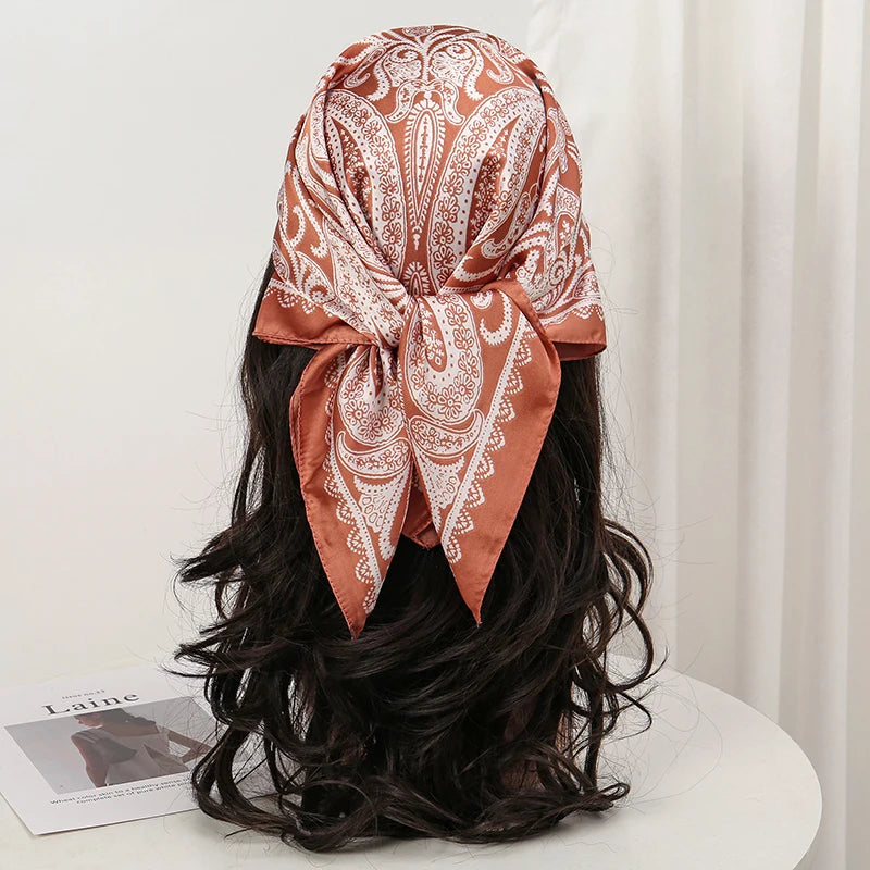 Bohemian Style Floral Print Women’s Scarf Scarves Bandana Hijab