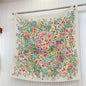 90cm Square Scarf Women Fashion Floral Twill Silk Shawl Hijab Luxury Bandana Foulard Neckerchief