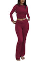 Women's Yoga Two-Piece Wide-Leg Activewear Set Casual Home Yoga Set