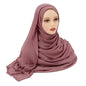 Muslim Modal Hijab Rayon Cotton Shawls Plain Scarf  Turban Headband 190*85cm
