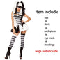 Adult Women Sexy Harley Costume Movie Quinn Naughty Joker Clown Fantasia  Fancy Dress