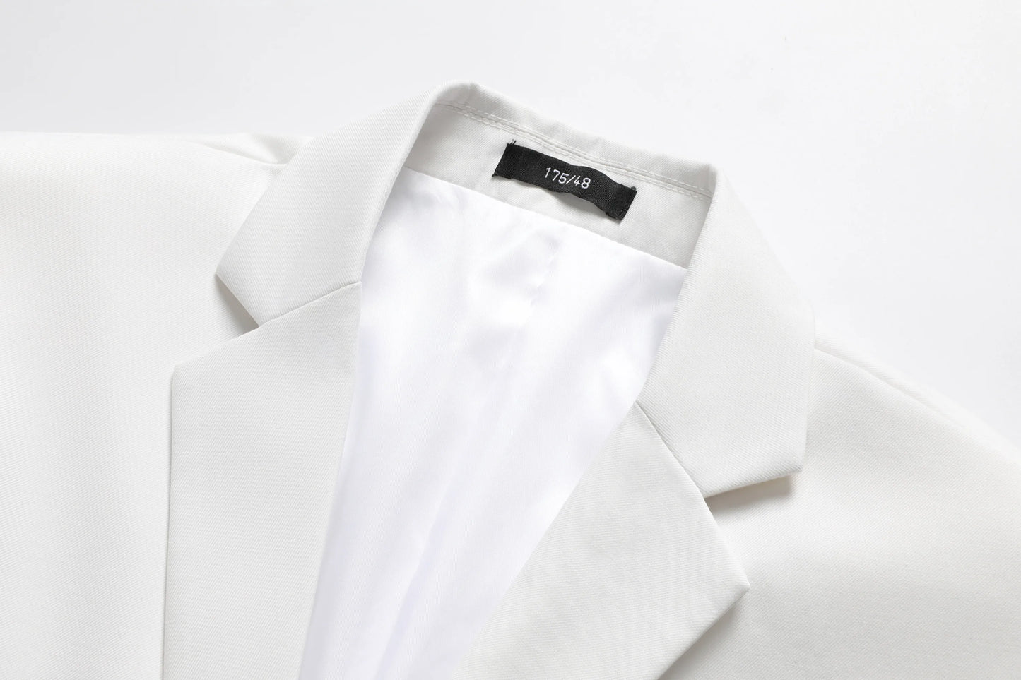 Men's Three-Piece White Suit, Anti-Wrinkle, No-Iron, Fur Business Formal Suit, Four-Season Workplace