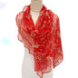 Lace Scarf Women Lightweight Hijab Elegant  Silk  Shawl Wraps Headband Handle Hair