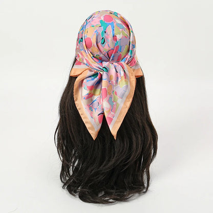 Bohemian Style Floral Print Women’s Scarf Scarves Bandana Hijab