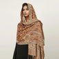 Pashmina Scarf Long Muslim Cashmere Shawl Turban Head Wraps For Women Luxury Brand