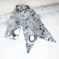 Skinny Scarf Women Luxury letter Printing  Ribbon Hair Band Women's Headscarf Silk Scarves