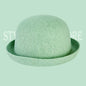 Wool felt hat, bowler hat Japanese style British retro hat, unisex versatile curled brim bucket hat trendy small round hat 버킷
