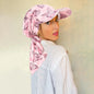 New Muslim Floral Print Hijab Turban Hat for Women Visor Baseball Cap Sun Hats