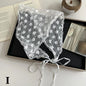 Flower Lace Triangle Hair Scarf Women Girls Hair Scarf Headband