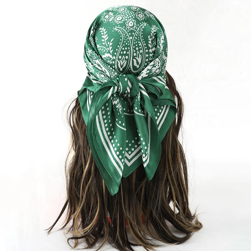 Bohemian Style Floral Print Women’s Scarf Scarves Bandana Hijab