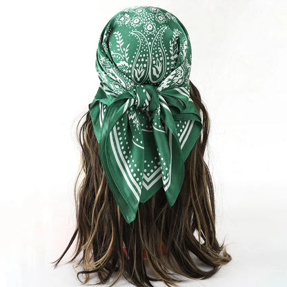 Bohemian Style Floral Print Women’s Scarf Scarves Bandana Hijab