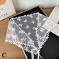 Flower Lace Triangle Hair Scarf Women Girls Hair Scarf Headband