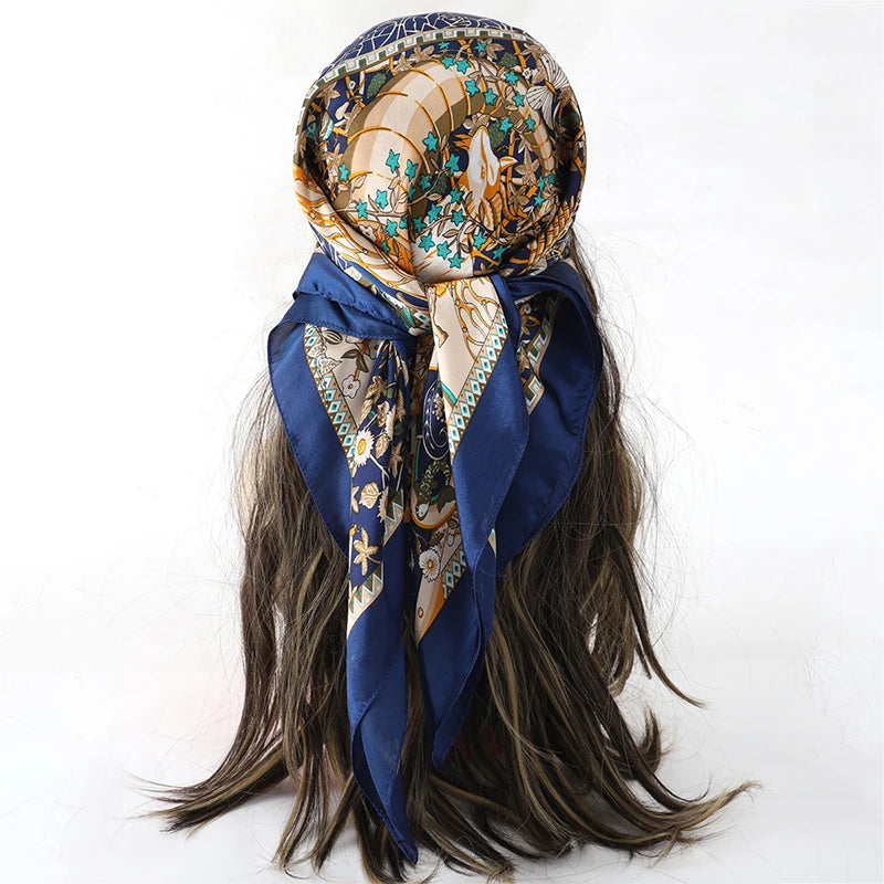 Bohemian Style Floral Print Women’s Scarf Scarves Bandana Hijab