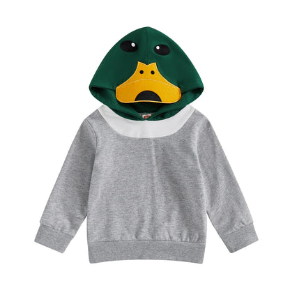 Baby Boys Hoodies Cartoon Print Long Sleeve Tops for Toddler