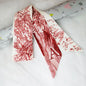 Skinny Scarf Women Luxury letter Printing  Ribbon Hair Band Women's Headscarf Silk Scarves