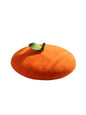 Lady Fresh Cute Fruit Flat Painter Wool Felt Orange Apple Lemon Pink Gift Green Leaf Kids Handmade Warm Berets Caps