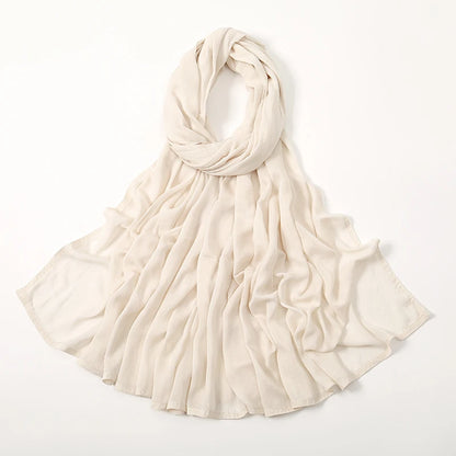 Muslim Modal Hijab Rayon Cotton Shawls Plain Scarf  Turban Headband 190*85cm