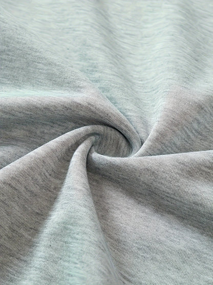 Floral Duck Print Easter Sweatshirt Women Casual Spring Outfit Gray Plus-Size