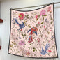 90cm Square Scarf Women Fashion Floral Twill Silk Shawl Hijab Luxury Bandana Foulard Neckerchief