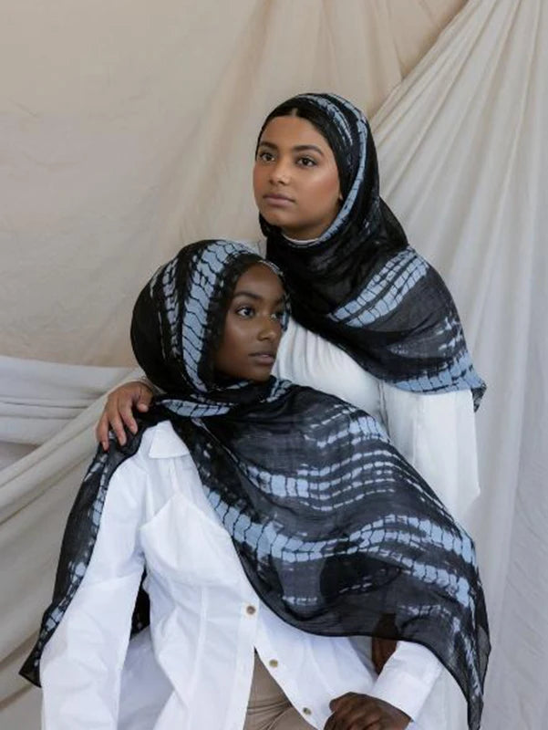 1Pcs Ramadan Hijab Leopard Print Women Watercolor Soft Muslim Hijabs Breathable Shawl Wrap Headscarf Warm