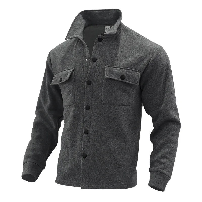 Casual shirt jacket for men