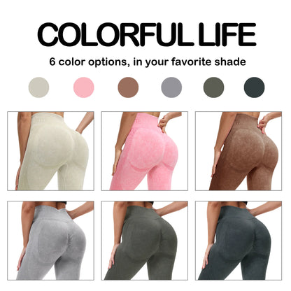 2 Pack Women's High Waisted Sexy Butt Lifting Seamless