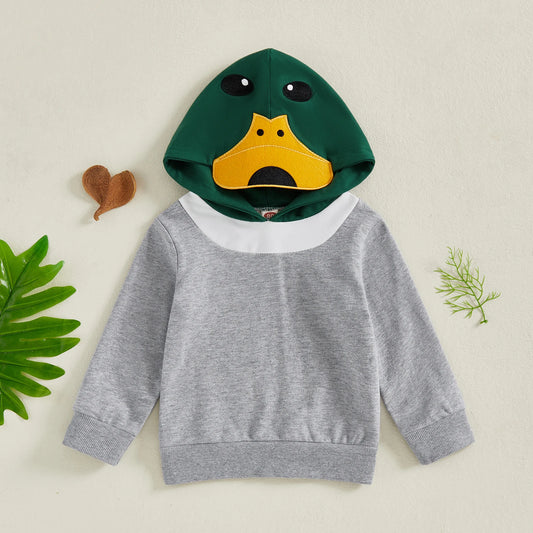 Baby Boys Hoodies Cartoon Print Long Sleeve Tops for Toddler