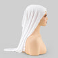 New Muslim Solid scarf Caps Modal Instant Hijab Stretch Turban Cap Islamic Headscarf Headband