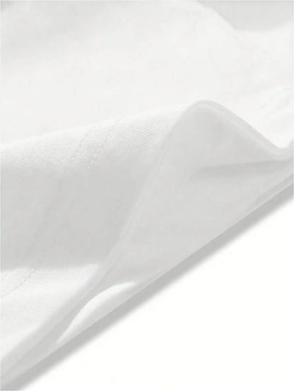 Easter Bunny Crayon Print Teacher Life T-Shirt Easter Women Casual Wear White Plus-Size