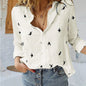 Korean Fashion Blue Pink Lapel Shirt Women's